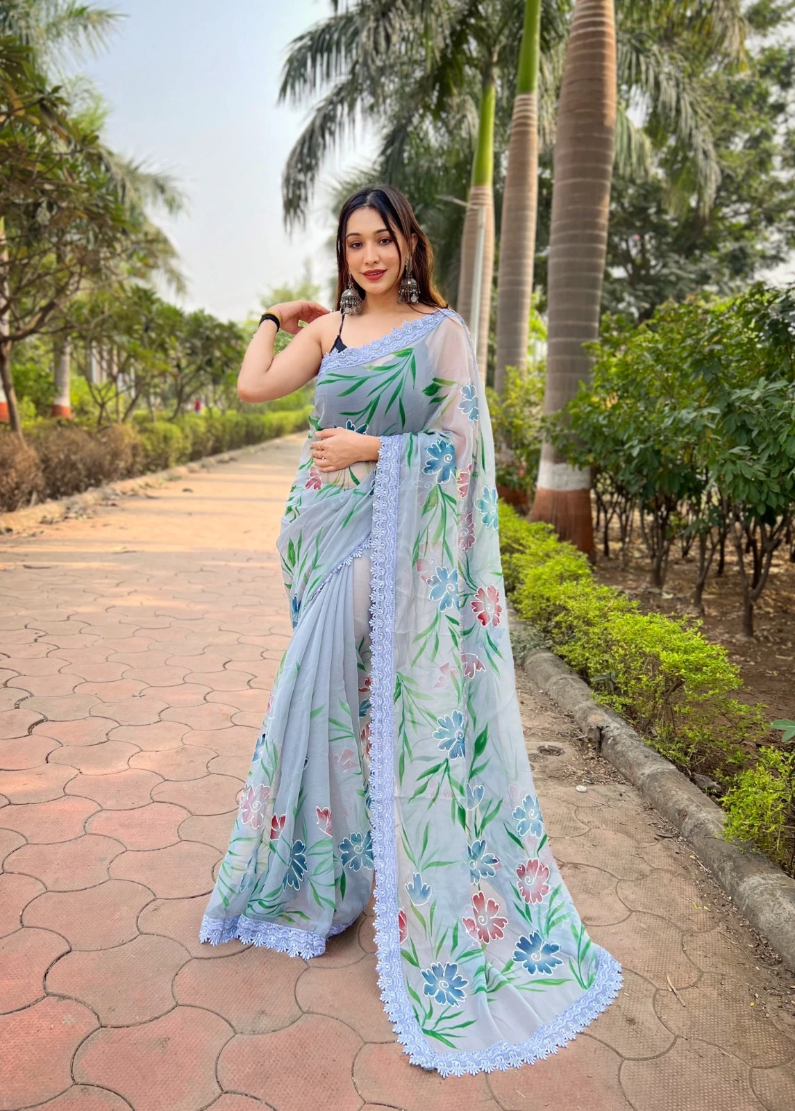 Shree Trends Snehlata Shimmer Wholesale Fancy Saree Catalog — Wholesale Sarees, Shree Fabs wholesale from Surat — Photo 3